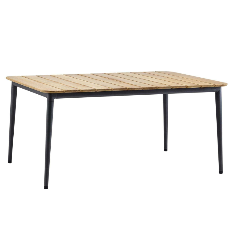Cane-Line Core tuintafel 160x100 Lava Grey