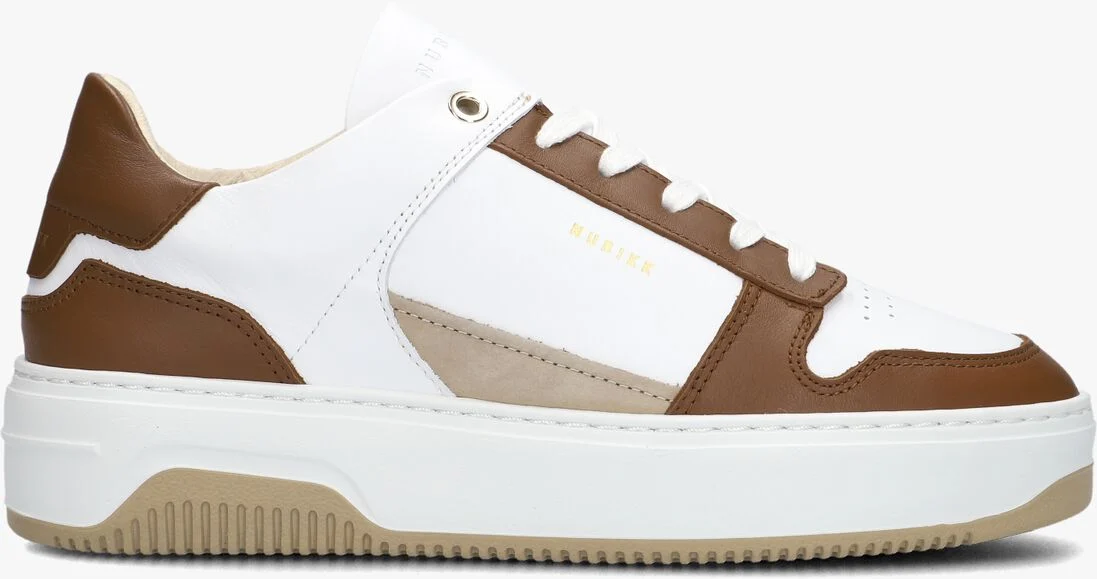NUBIKK witte nubikk lage sneakers basket court