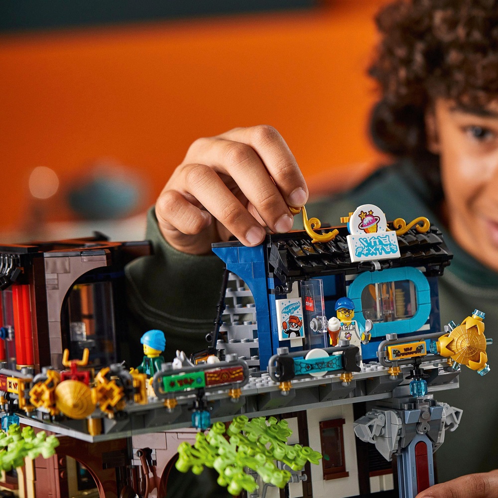LEGO NINJAGO 71741 Legacy City Gardens Großes Ninja-Haus Bauset