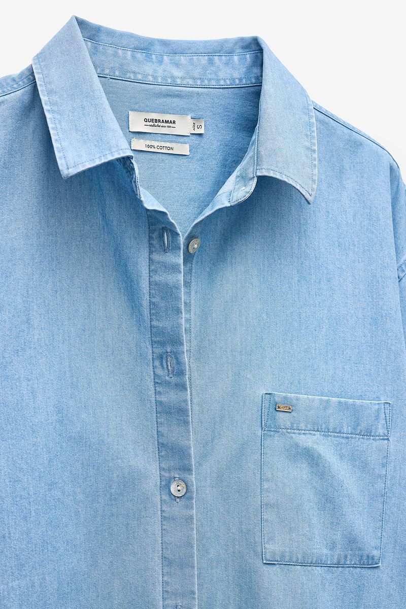 CAMISA EM CHAMBRAY