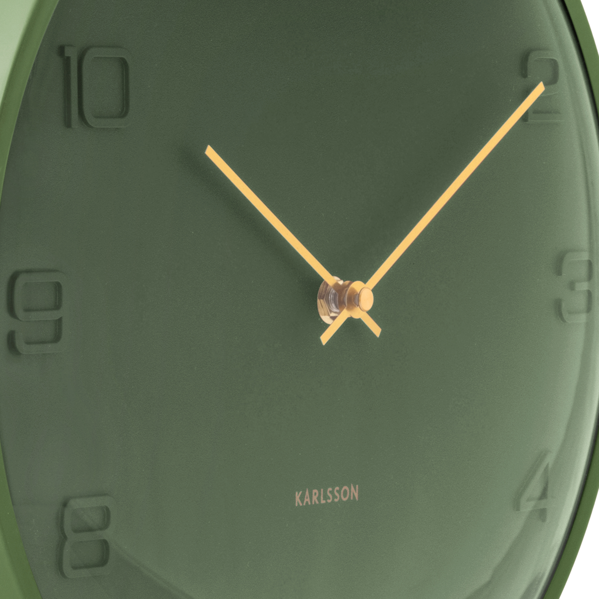 Wandklok Fuerte Dome Luxegroen