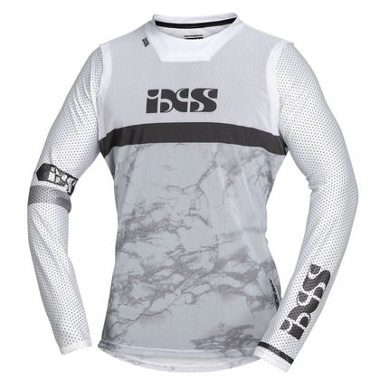 Maillot cross IXS TRIGGER GREY/WHITE 2022 - Gris / Blanc