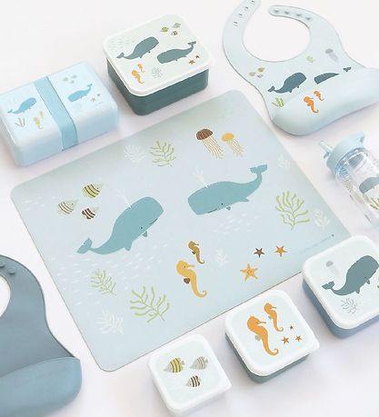 A Little Lovely Company Tischset - Vinyl - Ocean
