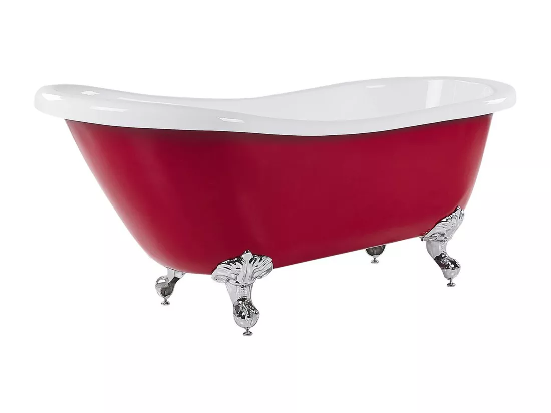 Baignoire îlot rouge 170 x 76 cm CAYMAN