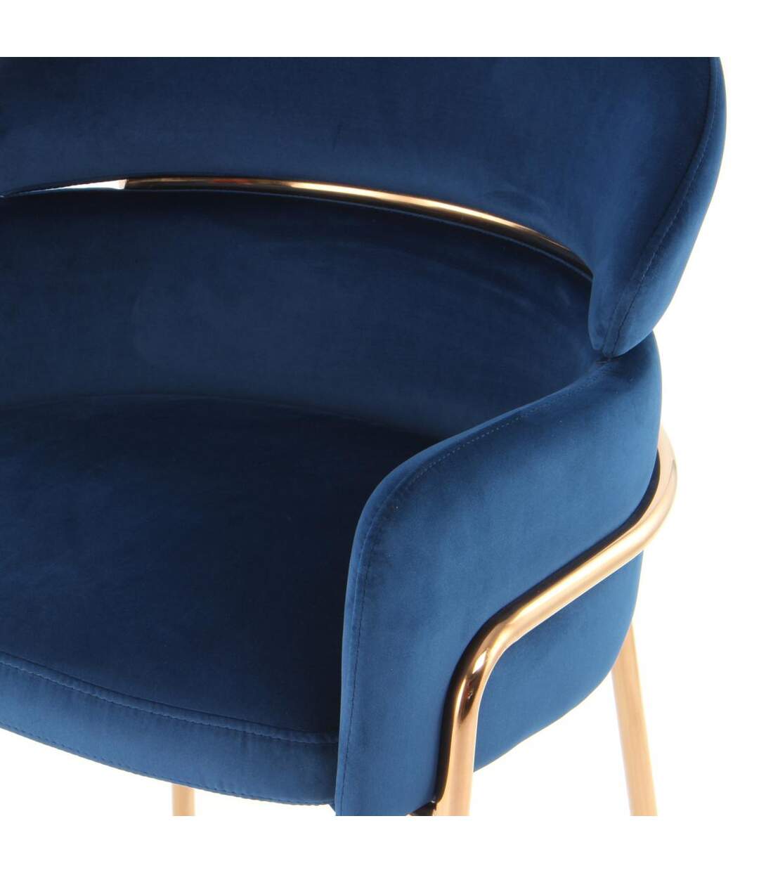 Fauteuil AVA en polyester doux et soyeux fait main OEKO TEX