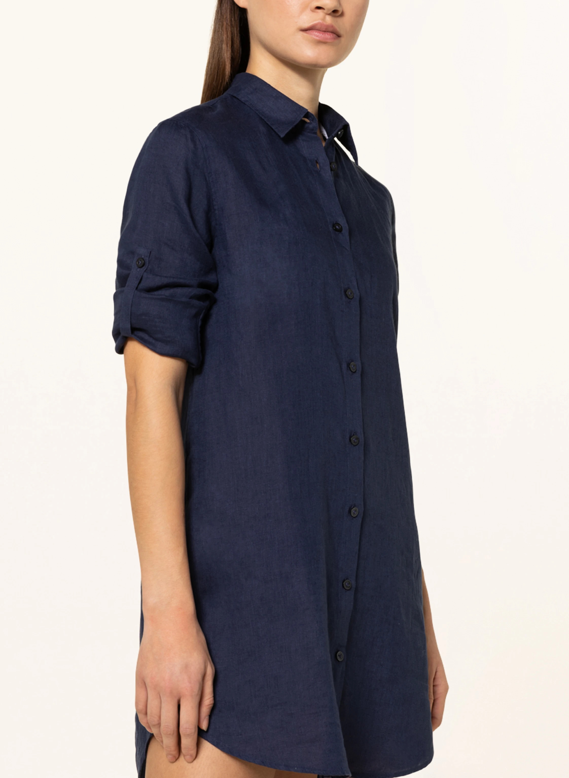 VILEBREQUIN Hemdblusenkleid FRAGANCE aus Leinen