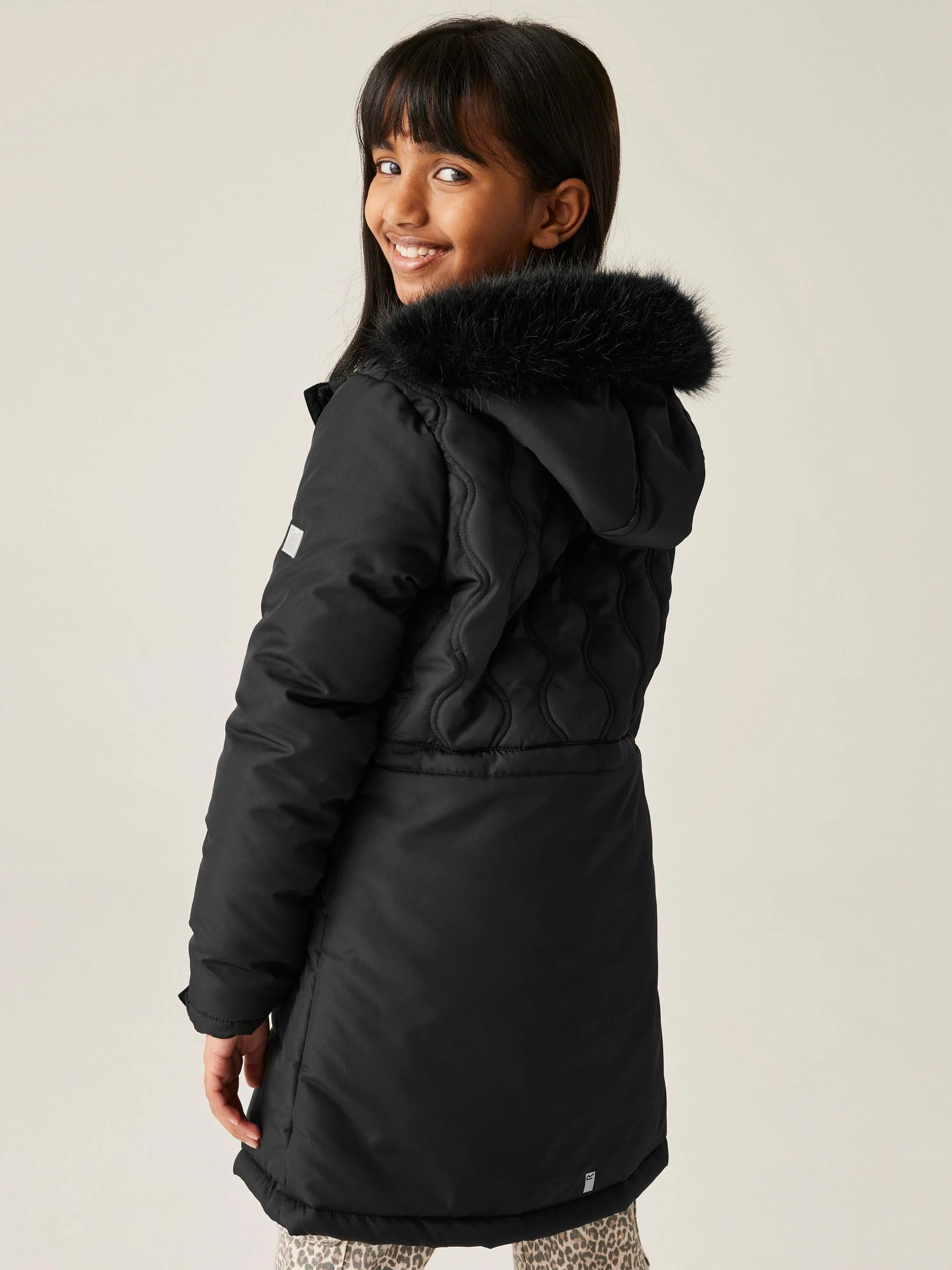 Zwart - Regatta Fabrizia II Heavyweight Water Replellent Jacket