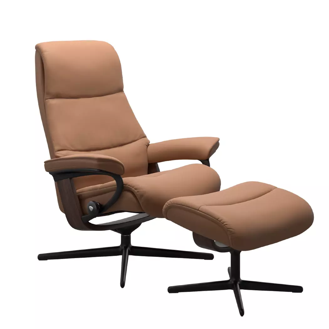 Sessel mit Hocker View Cross