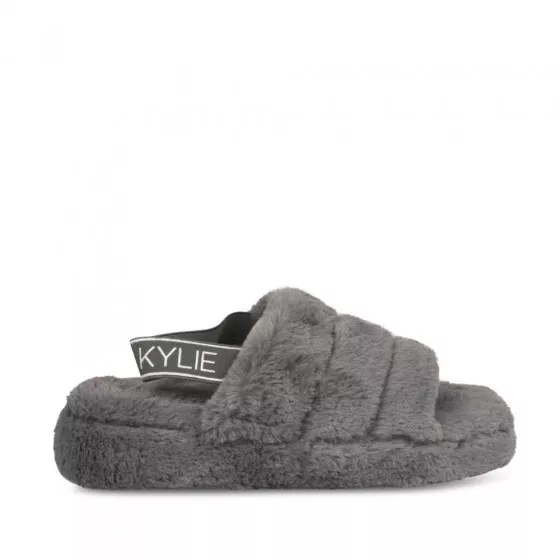 Chaussons GRIS KENDALL+KYLIE