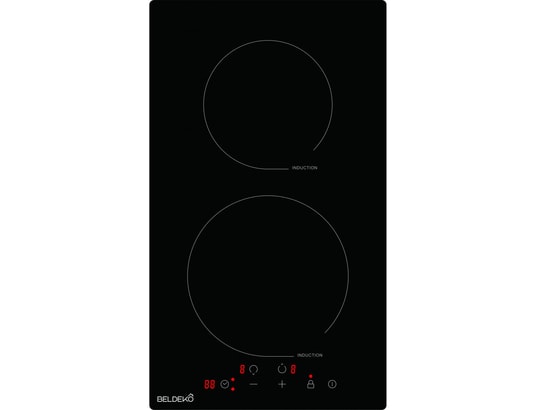 BELDEKO - Domino induction TI2V-122 - 2 Feux induction avec minuterie - 3600w
