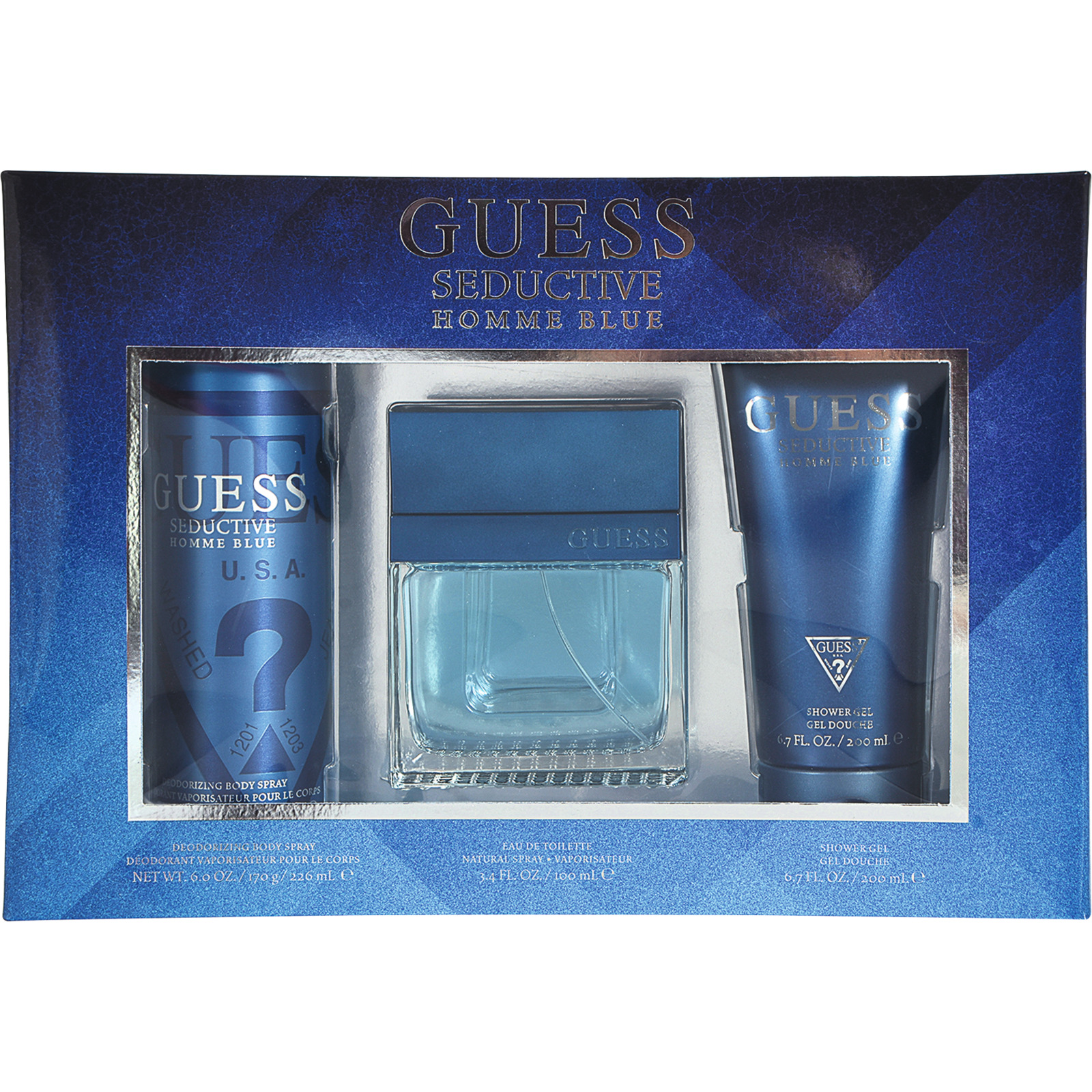 Guess Seductive Homme Blue Duftset, 3-teilig