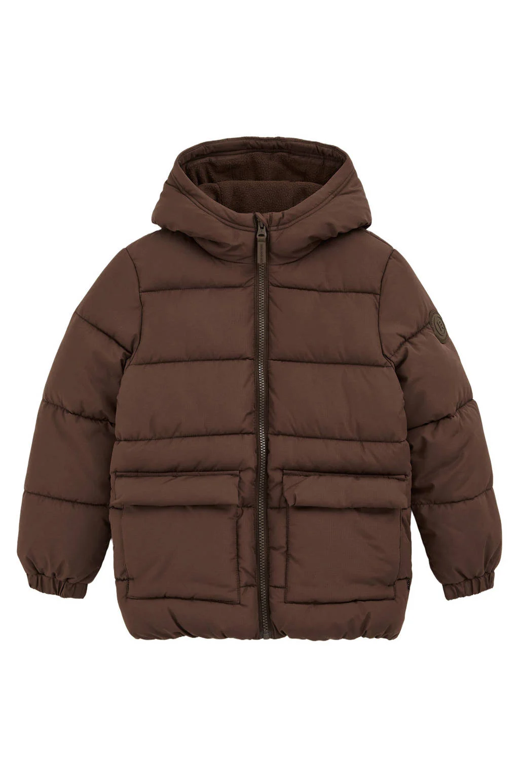 WE Fashion Blue Ridge gewatteerde jas bruin
