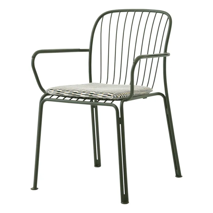 & Tradition Chaise avec accoudoirs Thorvald SC95, Space Copenhagen | Vert foncé