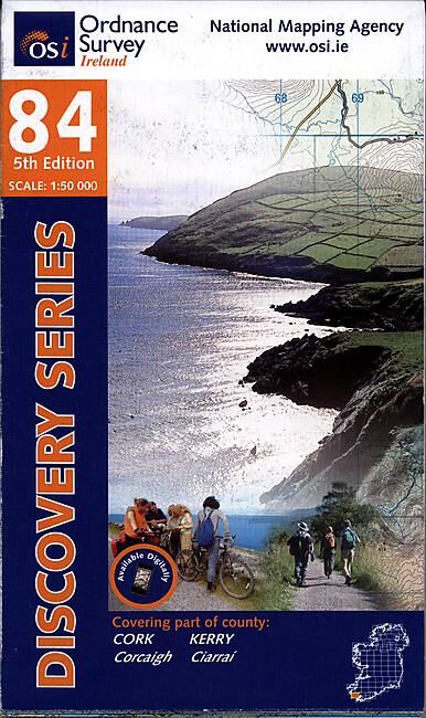 ORDNANCE SURVEY - 84 CORK IRLANDE 1 50 000