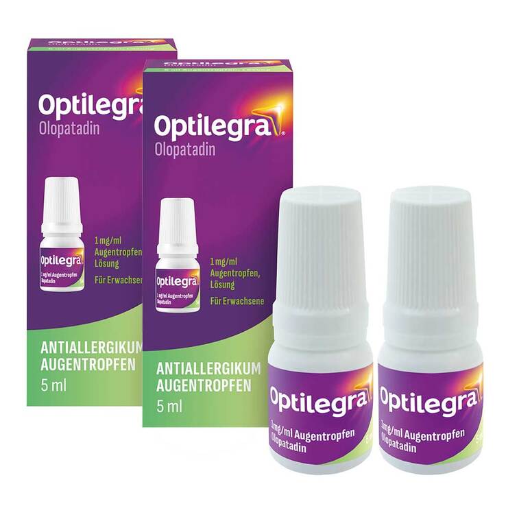 Optilegra 1 mg / ml Augentropfen Lösung, 2x5 ml