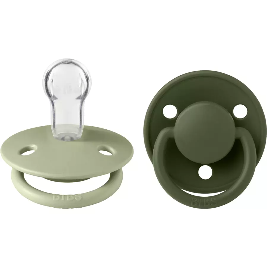 BIBS® Schnuller De Lux SageHunter Green 0-36 Monate, 2 Stk.