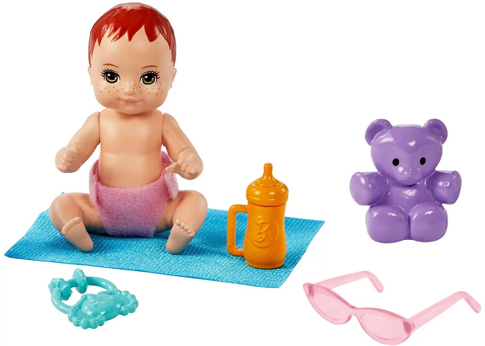BARBIE-COFFRET SKIPPER BABY-SITTER POUSSETTE AVEC POUPEE