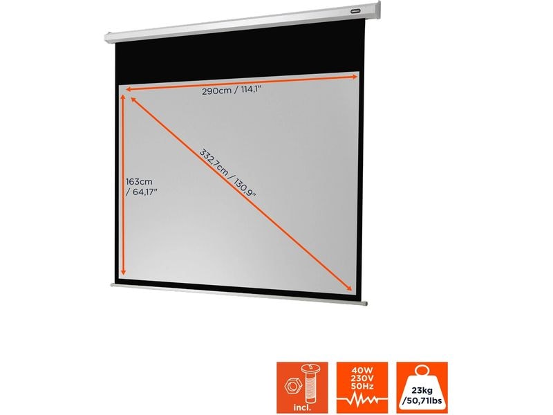 Celexon Motorleinwand Eco 300x169cm 16:9 Leinwand Motor Economy 300 x 169 cm