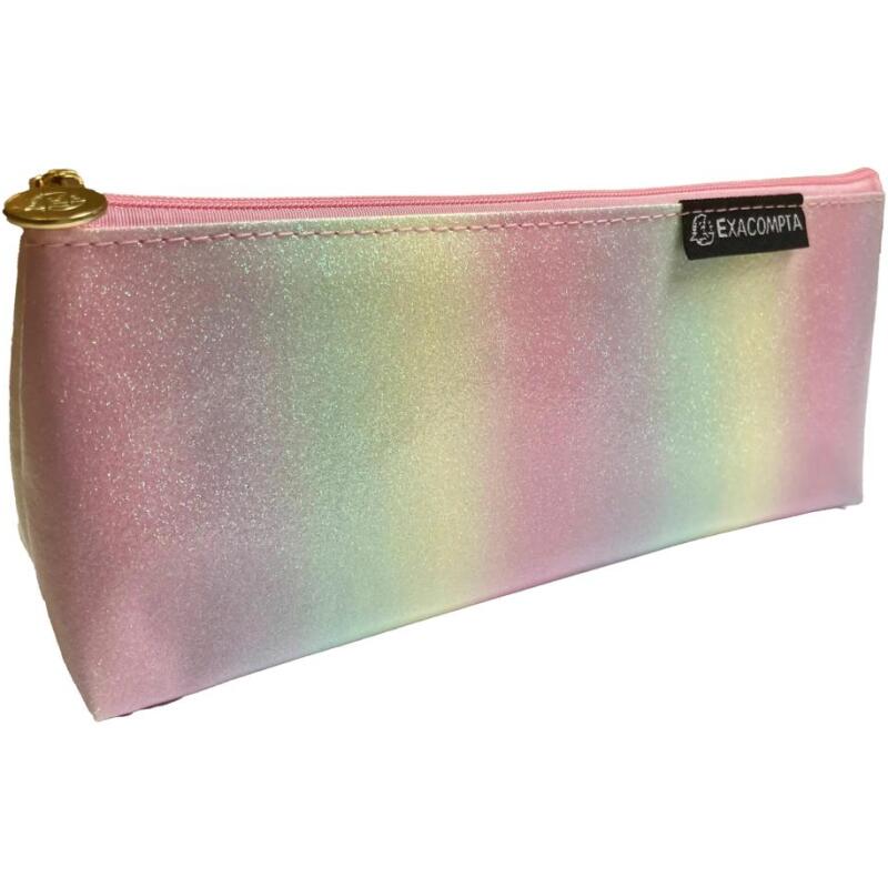 Trousse triangle Candy paillettes - Multicolore