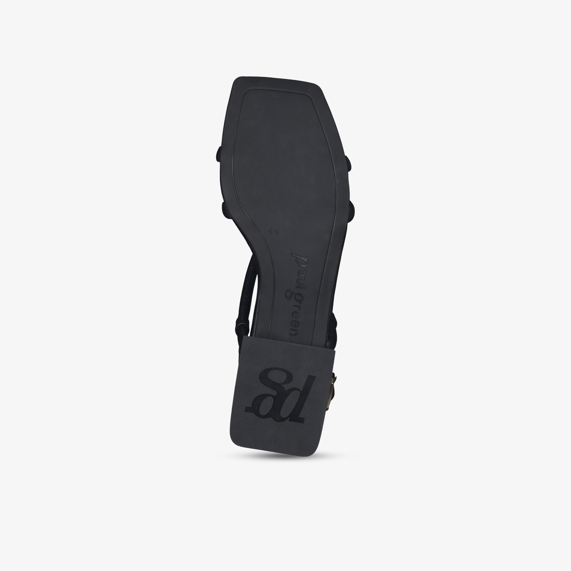 paul green Damen Riemchensandalen schwarz