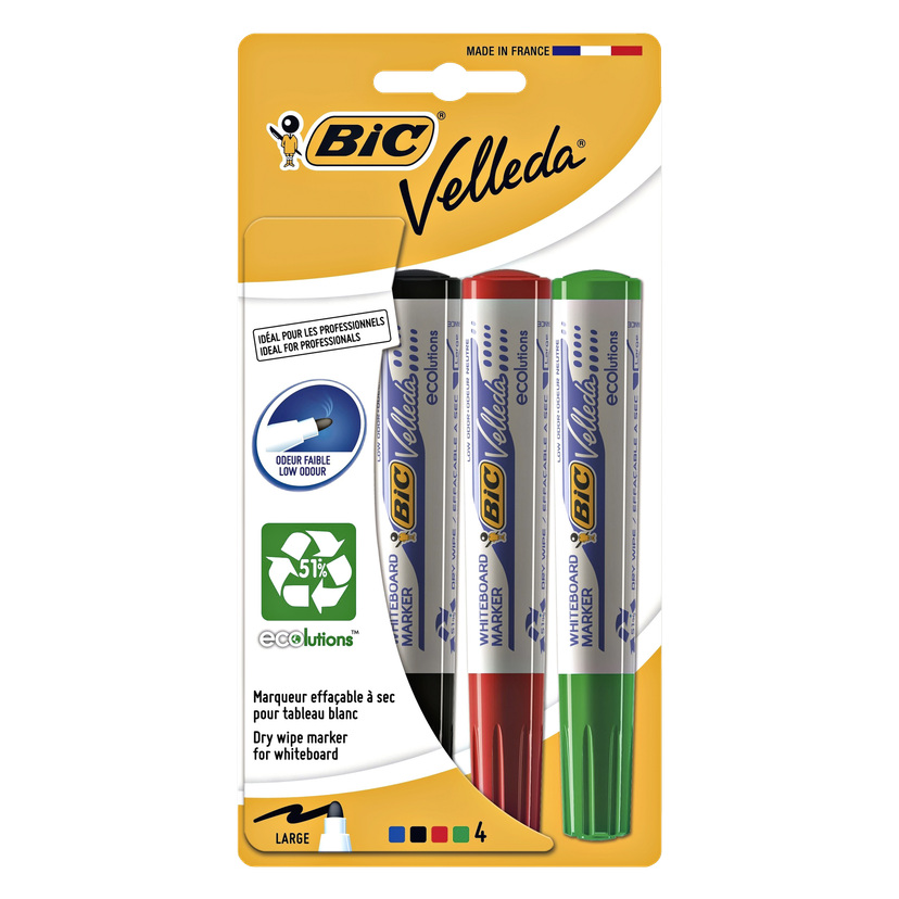 Whiteboard-tusjer 4-pk