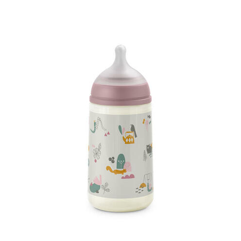 Biberon 270 ML Tétine SXPro M - Rose - SUAVINEX