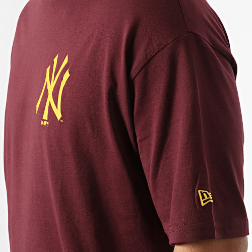 Tee Shirt Large Essentials New York Yankees Bordeaux