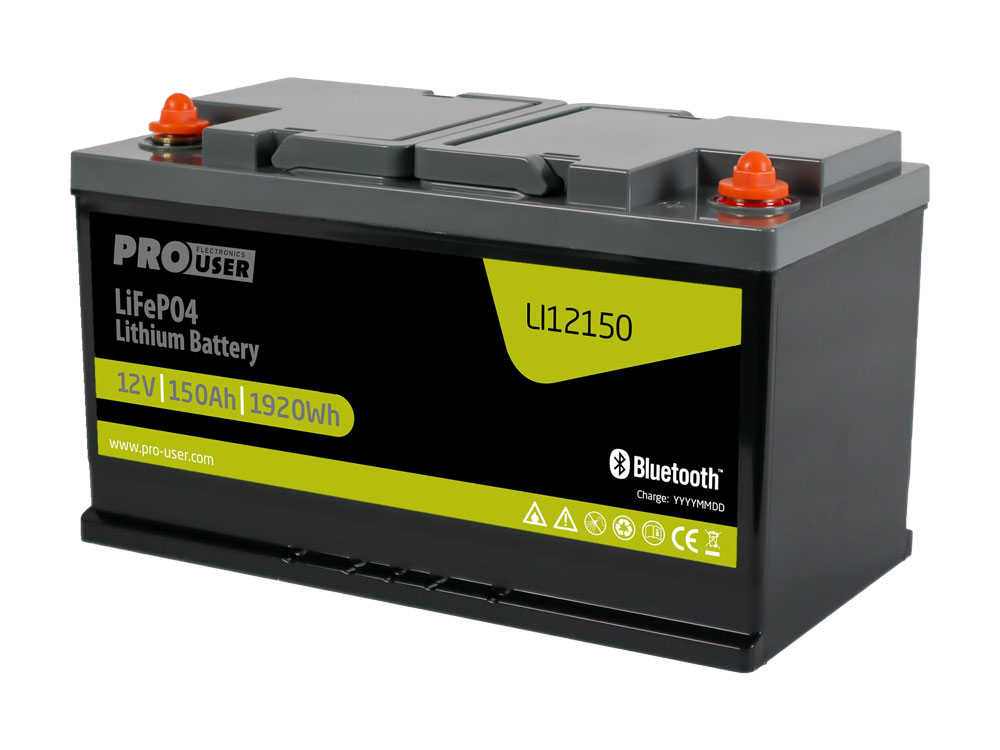 Pro-user LI12150 Lithium accu - 150 Ah