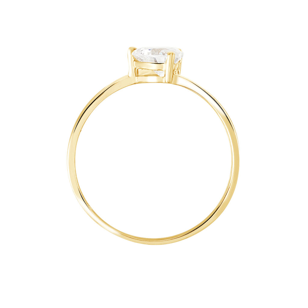 Bague Valeriana Or Jaune Oxyde De Zirconium