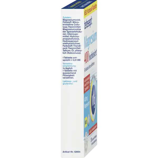 Magnesium 400 hochdosiert Tabletten