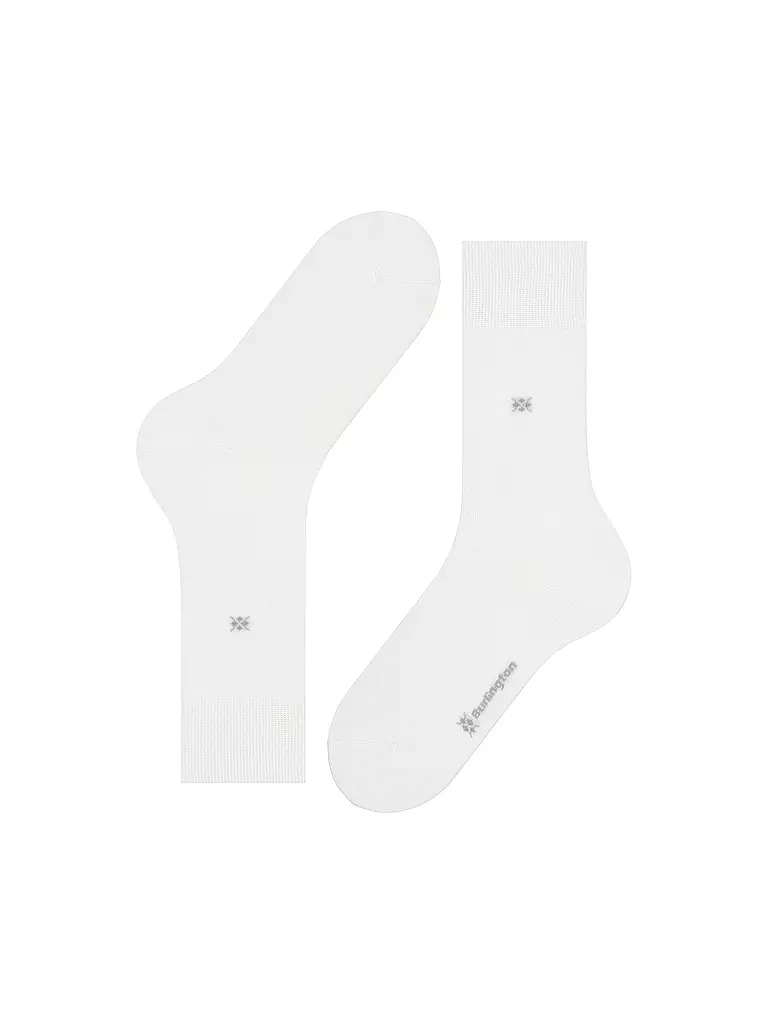 BURLINGTON Herren Socken DUBLIN SO 40-46 white weiss
