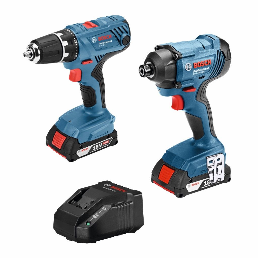Bosch Combipack 18V GDR   GSR Accu toolkit in L-Boxx - 06019G5101