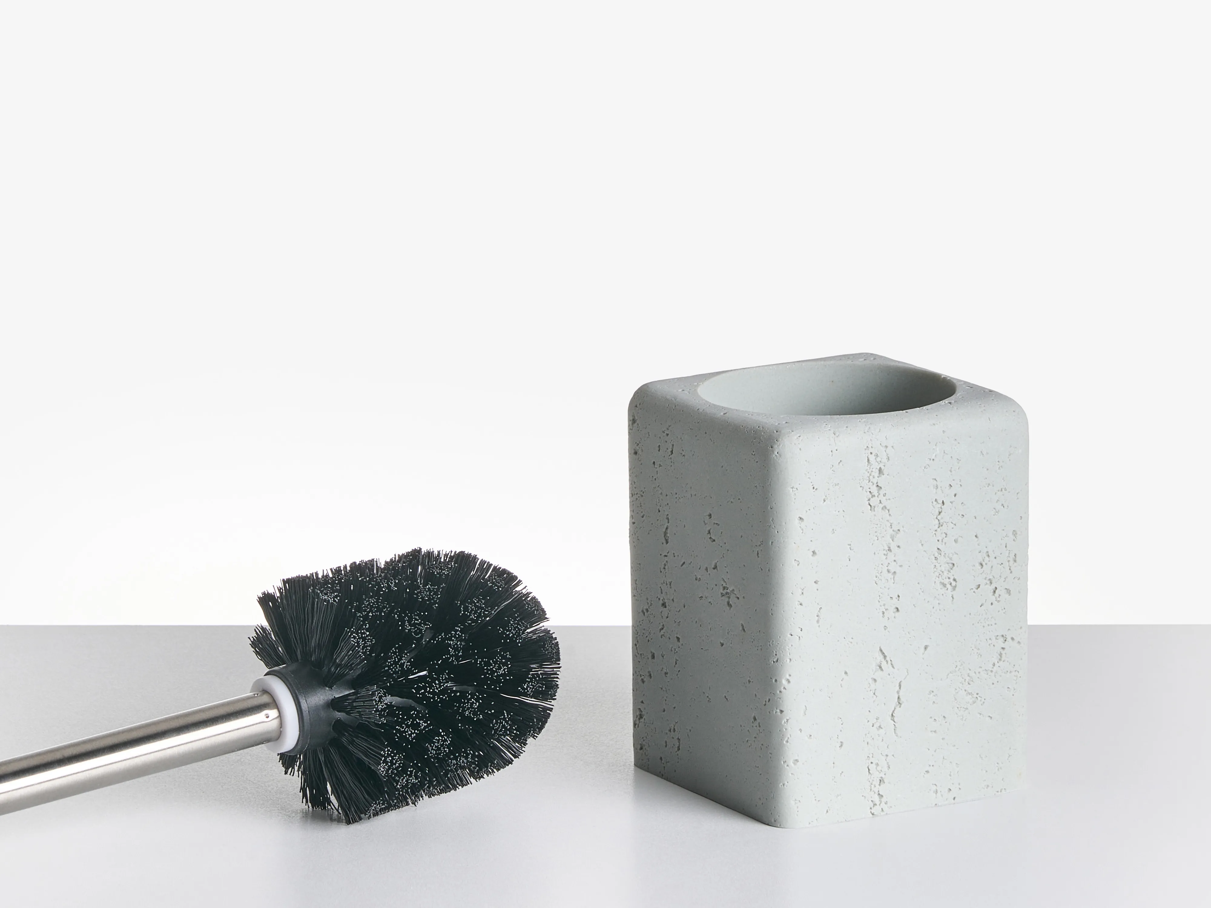 5-delige badkameraccessoireset VILCANOTA Grijs beton-effect