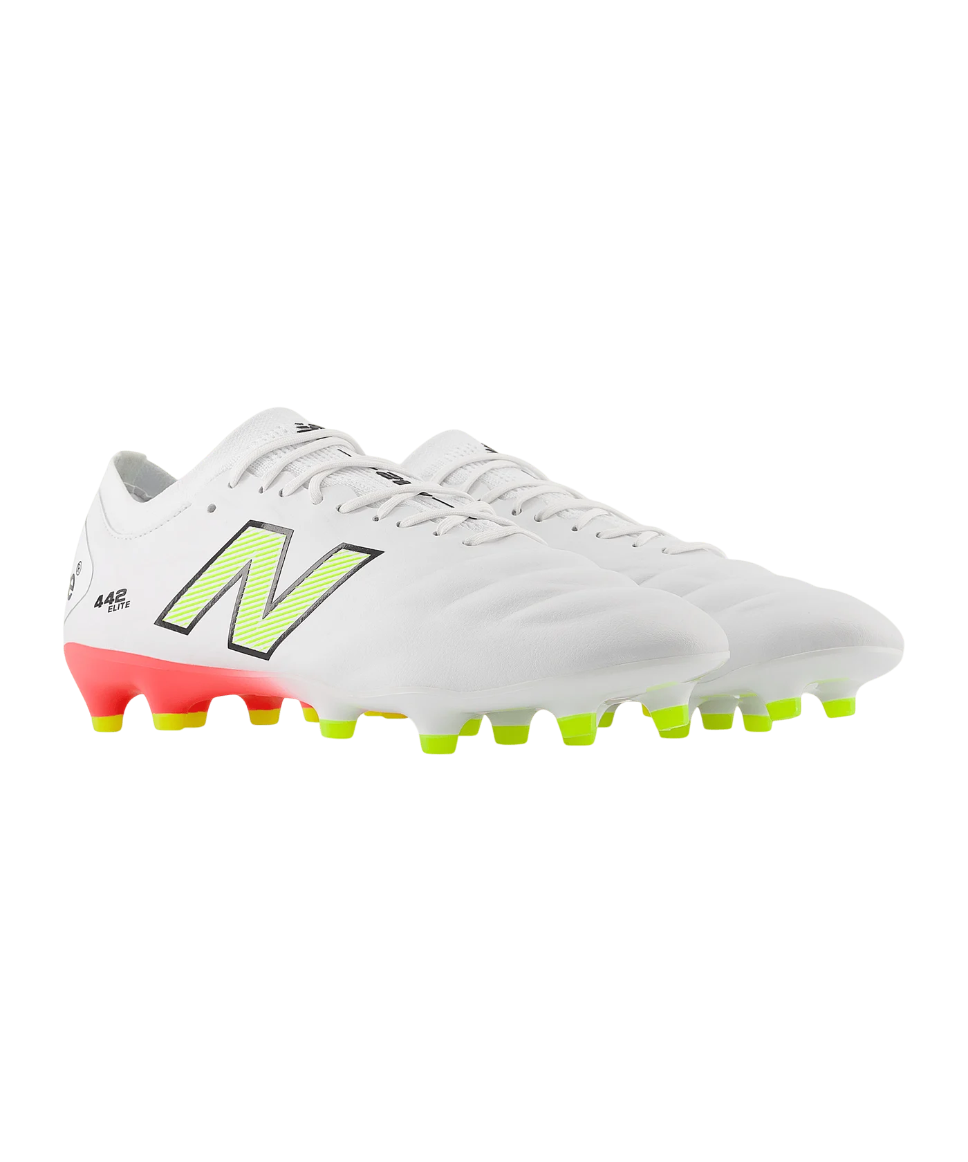 New Balance 442 Elite V2 FG Flash Point Weiss FEB2
