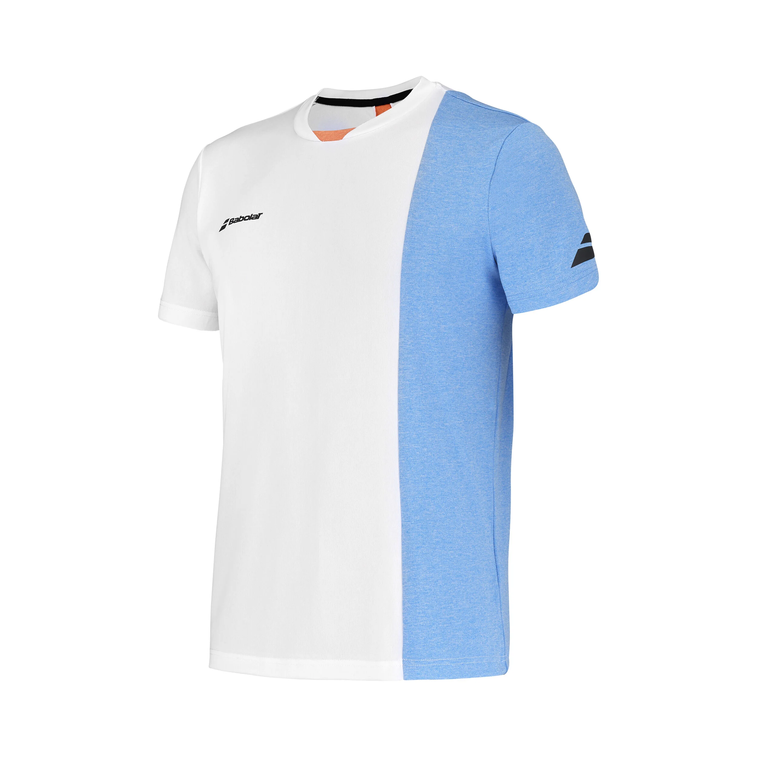 Babolat Play Crew Neck T-shirt Garçons - Blanc , Bleu Clair