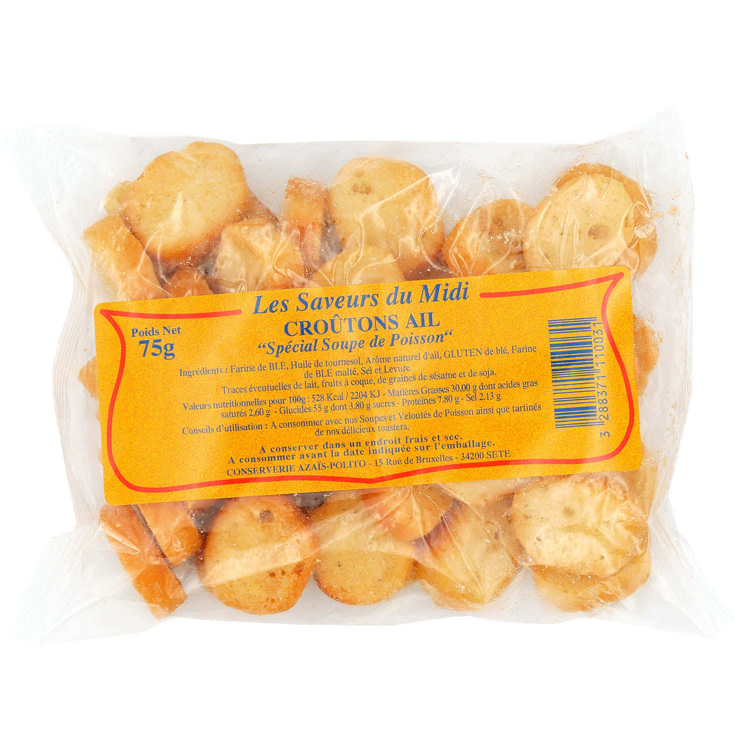Croûtons à l'ail traditionnels 