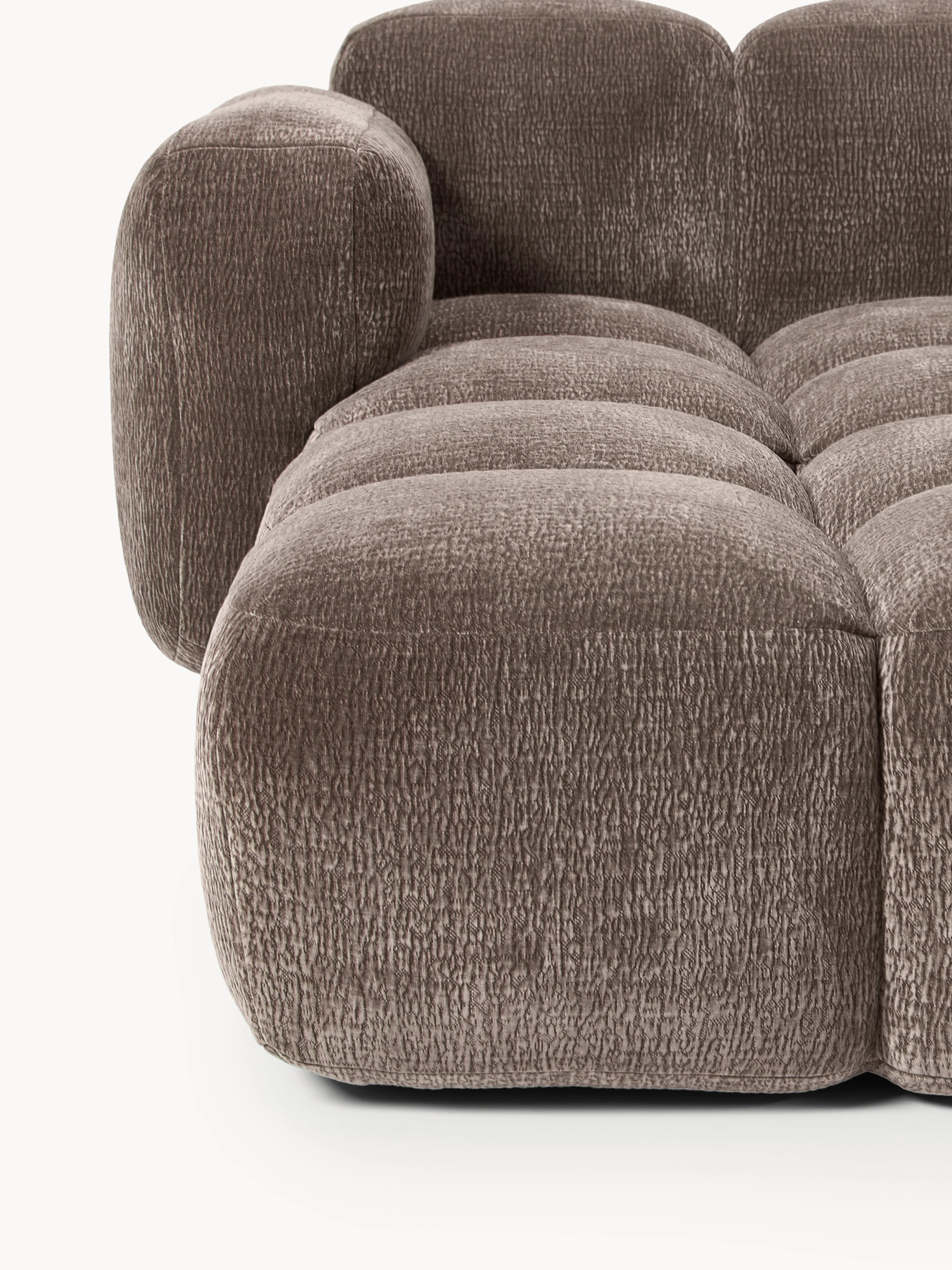 Modulaire bank Tayla (3-zits) met poef (links/rechts)