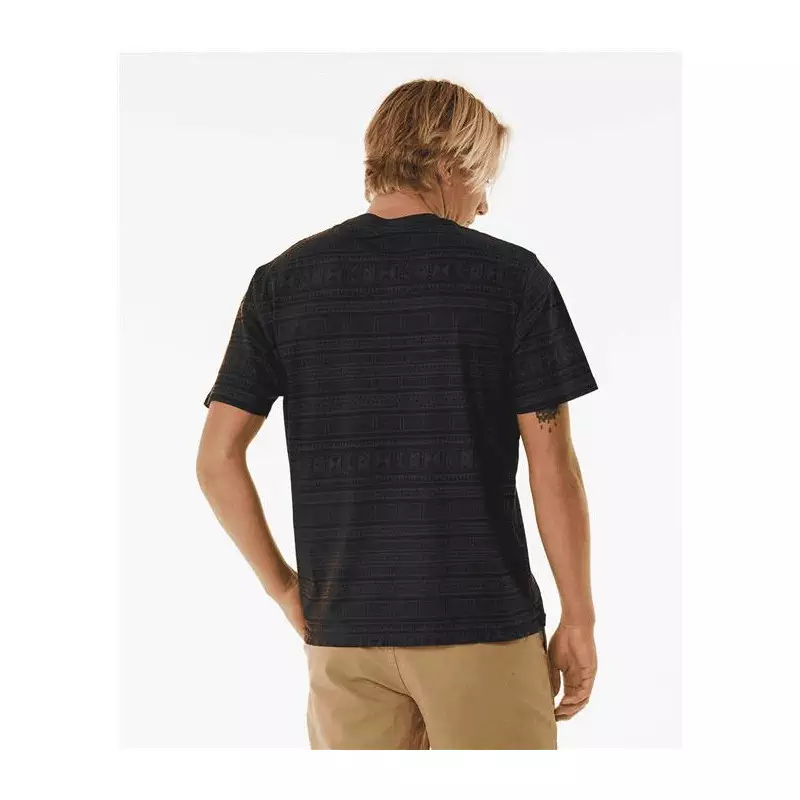 Teeshirt RIPCURL Swc Land Lines Tee Washed Black M