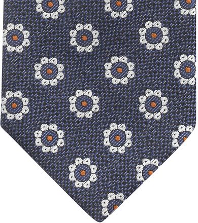 Suitable Stropdas Zijde Bloem Navy TI24-23 kopen