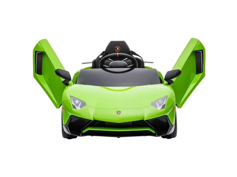 Elbil Lamborghini Aventador, 12V, limegrøn NORDIC PLAY Speed (805-794)