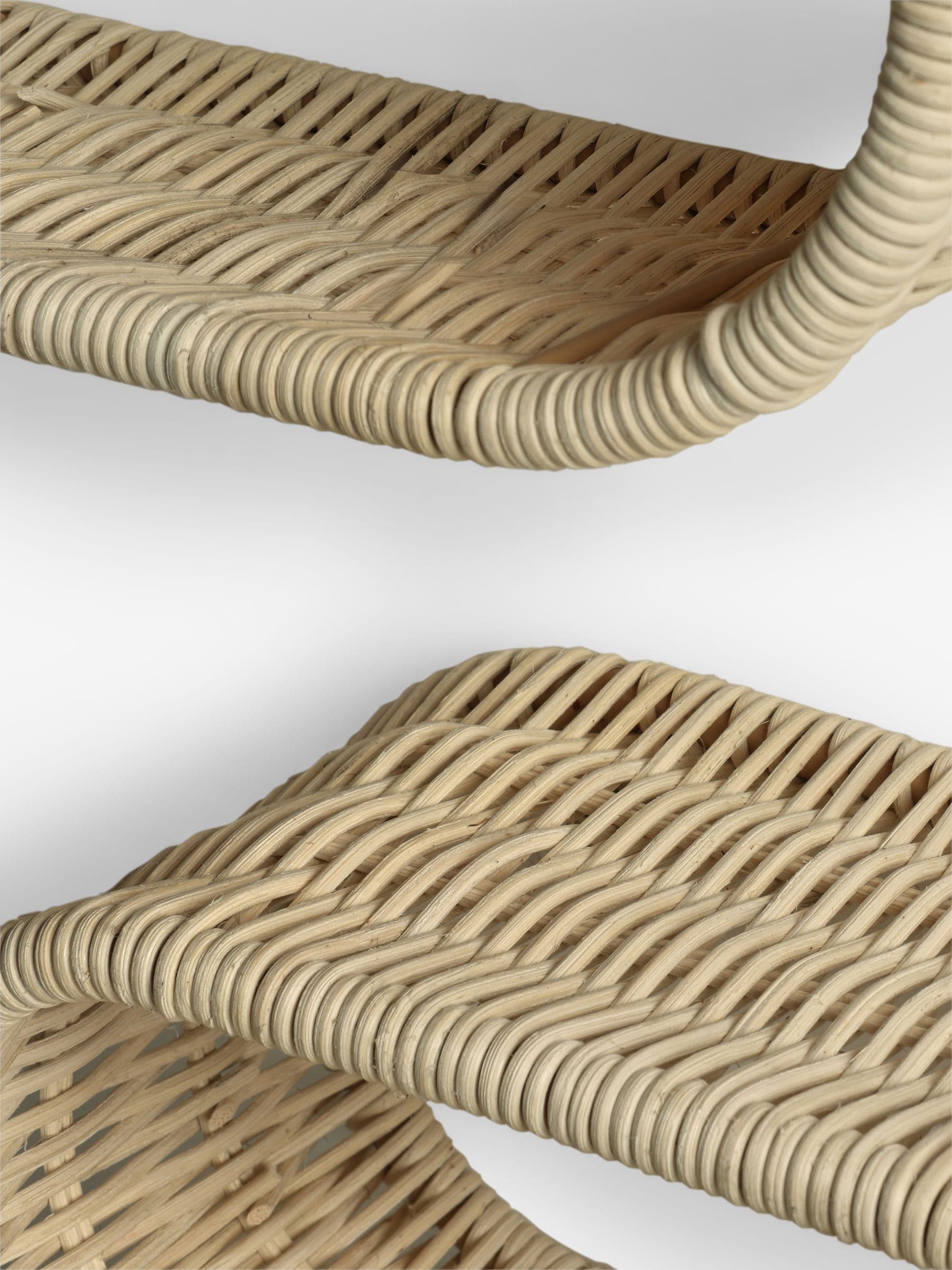 Woven Set of 3 Wall Shelves