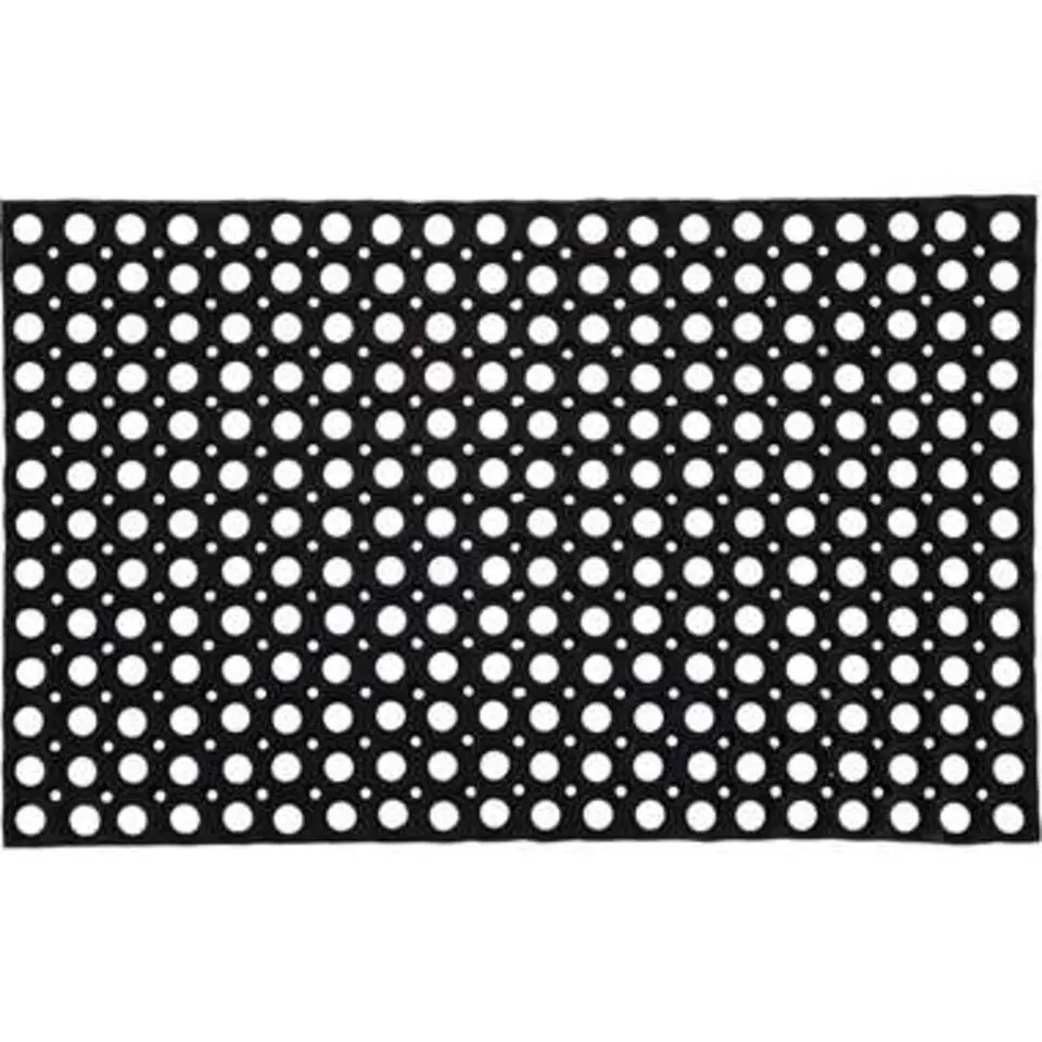 Deurmat groot - rubber - 50 x 80 cm