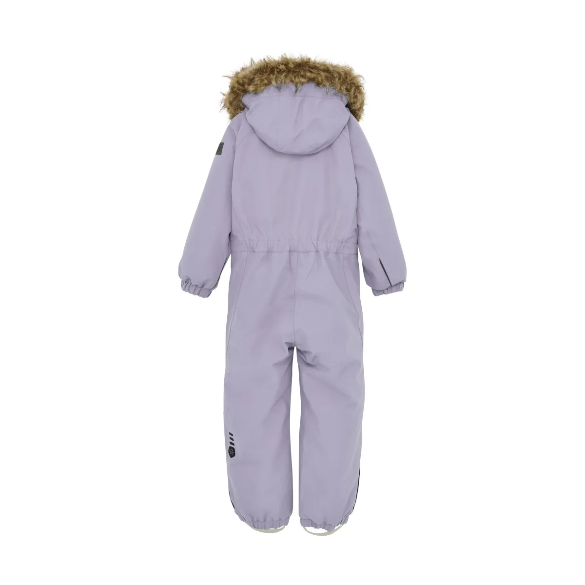 Color Kids Coverall W. Fake Fur Languid Lavender