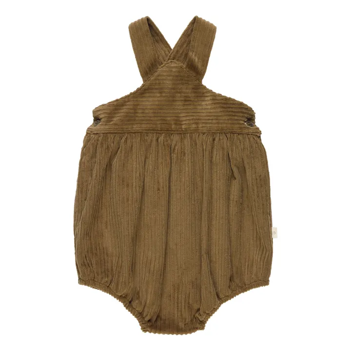 Lilinoa Barboteuse Velours Léonard | Camel