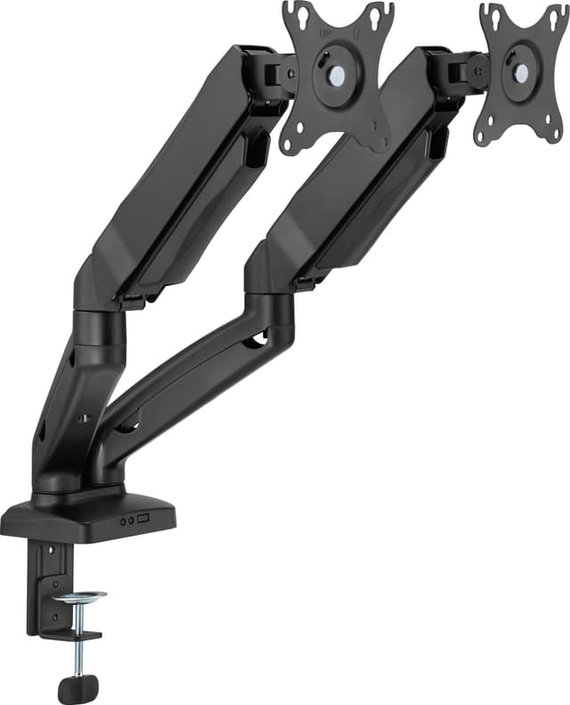 Essentials Dual Spring skærm-arm (sort)
