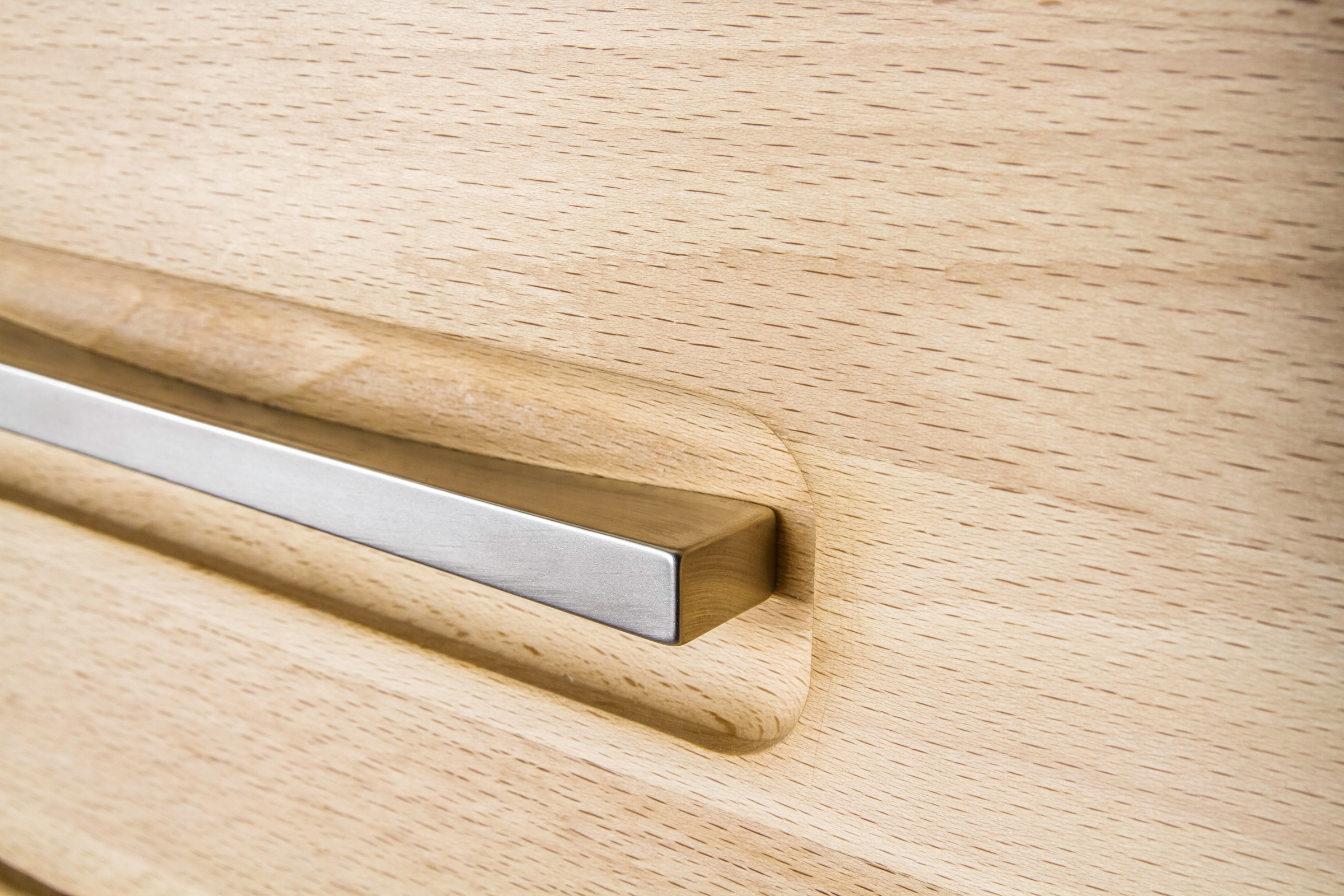 MCA living Garderobenschrank »Fenja Spiegelschrank, Schrank, Drehtürenschrank - Höhe 203 cm« 1 Stk. tlg. Massivholz, Kernbuche, 1 Spiegeltür, 1 Kleiderstange, Breite 66 cm