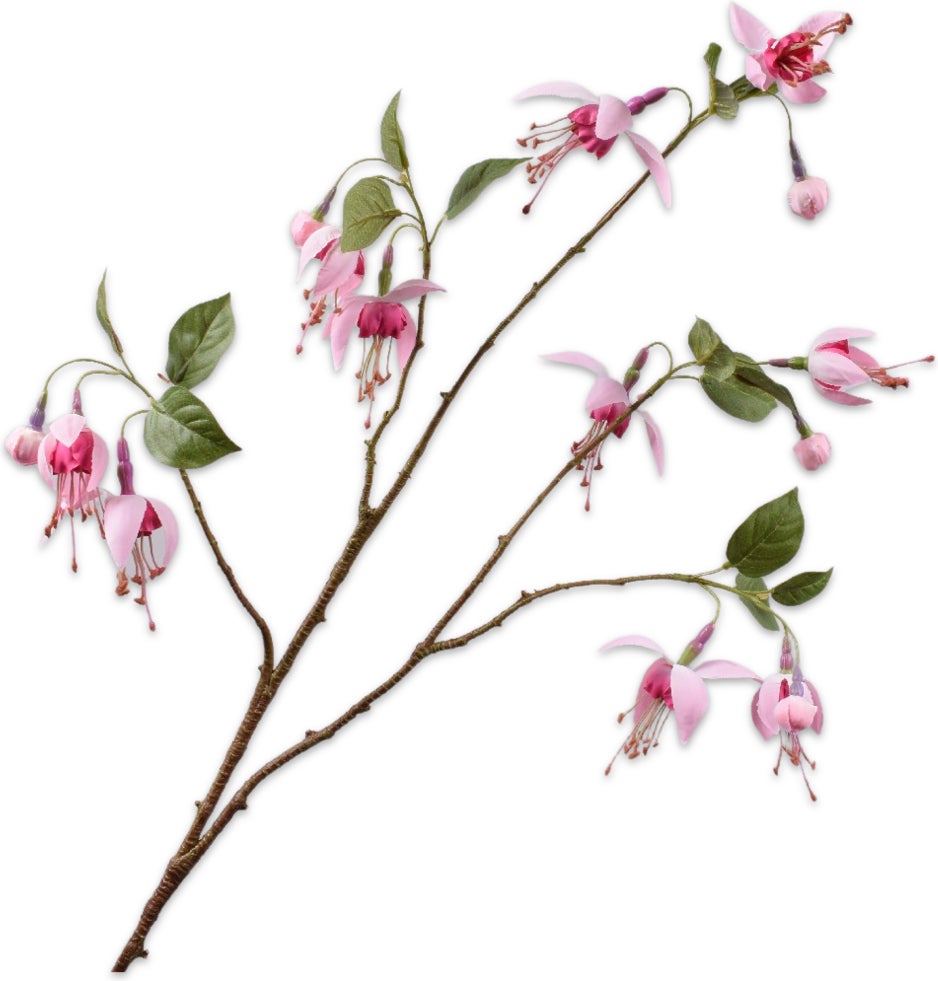 Silk-Ka kunstbloem Fuchsia roze 78 cm