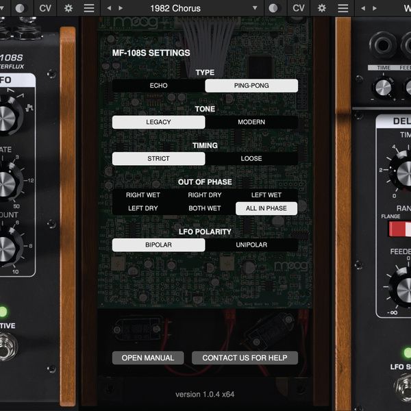 Moog MF-108S Cluster Flux Plugin