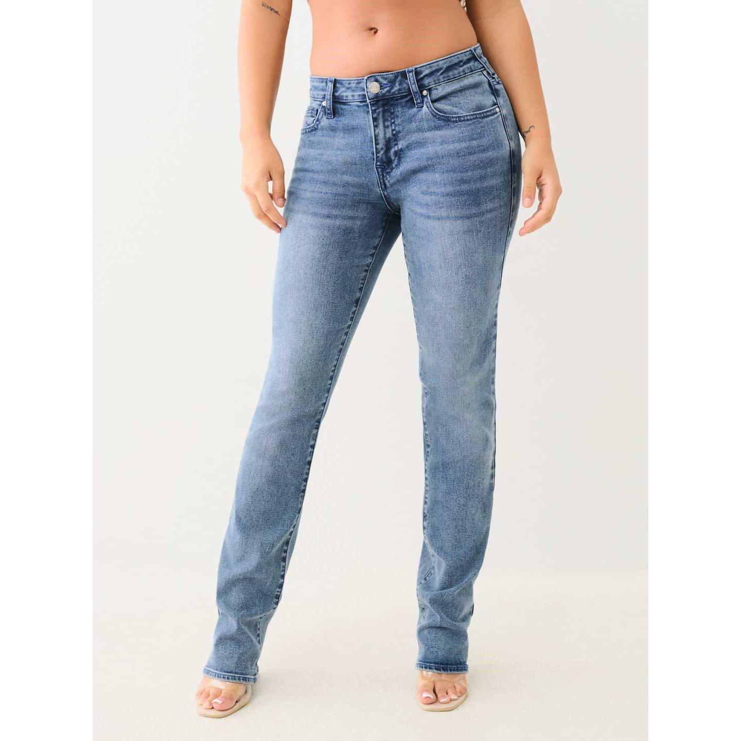 True Religion TR Billie Straight Jeans Womens