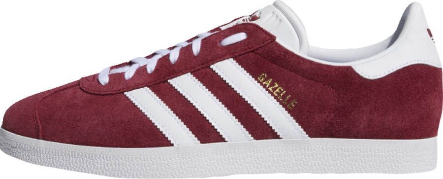 Adidas Originals Gazelle Shoes Collegiate Burgundy Cloud White Cloud White- Collegiate Burgundy Cloud White Cloud White